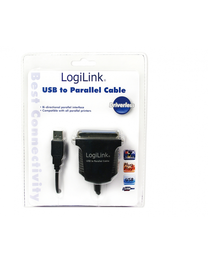 Adapter USB na port równoległy IEEE1284 - LogiLink główny