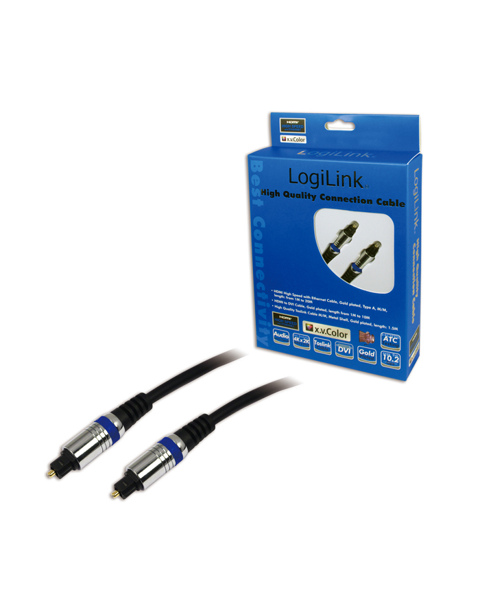 Kabel optyczny typu TOSLINK - LogiLink główny