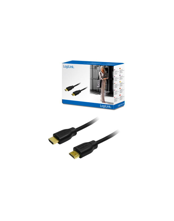 Kabel HDMI v1.4 GOLD dł. 1,5m - LogiLink główny