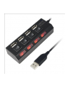 HUB USB 4-portowy z wyłącznikiem - LogiLink - nr 2