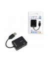 HUB USB 4 portowy ''Smile'' czarny - LogiLink - nr 1