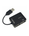 HUB USB 4 portowy ''Smile'' czarny - LogiLink - nr 4