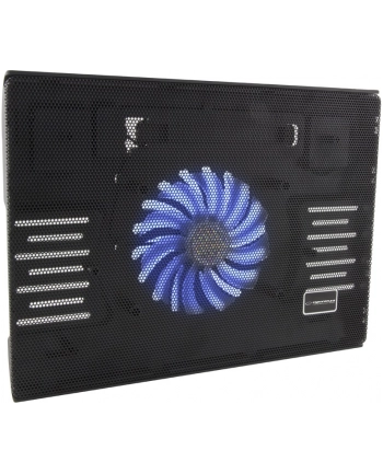 PODSTAWKA CHŁODZĄCA POD NOTEBOOKA EA142 SOLANO / 15,4'-15,6' /   1 WENTYLATOR / PODŚWIETLENIE LED