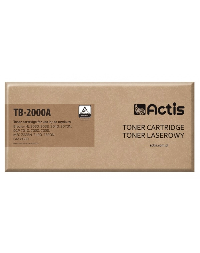 Actis toner Brother TN2000 TN2005 New 100% TB-2000A główny