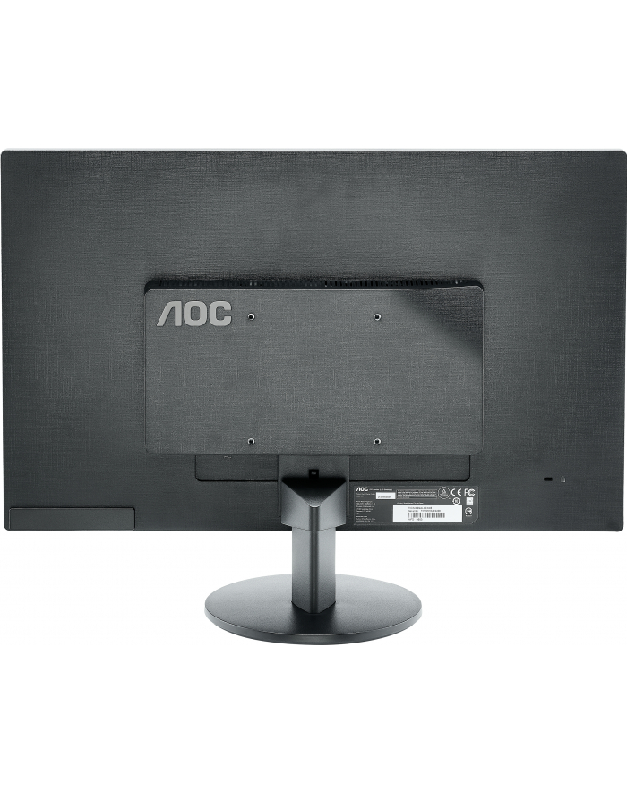 AOC MT LCD - WLED 23,6'' e2470Swda 1920x1080, 20M:1, 250cd/m2, 5ms, D-Sub, DVI Czarny główny