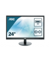 AOC MT LCD - WLED 23,6'' e2470Swda 1920x1080, 20M:1, 250cd/m2, 5ms, D-Sub, DVI Czarny - nr 69