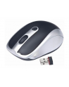 Gembird bezprzewodowa mysz optyczna MUSW-102, 1600 DPI, nano USB, czarno-srebrna - nr 13