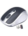Gembird bezprzewodowa mysz optyczna MUSW-102, 1600 DPI, nano USB, czarno-srebrna - nr 17