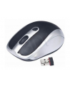 Gembird bezprzewodowa mysz optyczna MUSW-102, 1600 DPI, nano USB, czarno-srebrna - nr 6