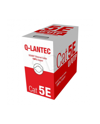 Q-LANTEC UTP drut cat5E 24AWG 305m  KIU5PVC305NC