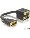 ADAPTER DVI-I (M)(24+5)->DVI-I(F)(24+1)+VGA(15F) DELOCK - nr 13