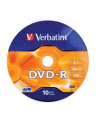 Dysk DVD-R VERBATIM 4,7 GB 16x AZO 10 szt - nr 1