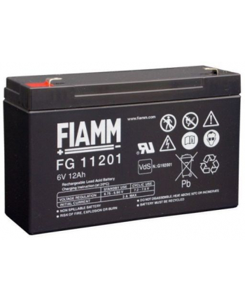 CYBER POWER Baterie - Fiamm FG11201 (6V/12,0Ah - Faston 187)