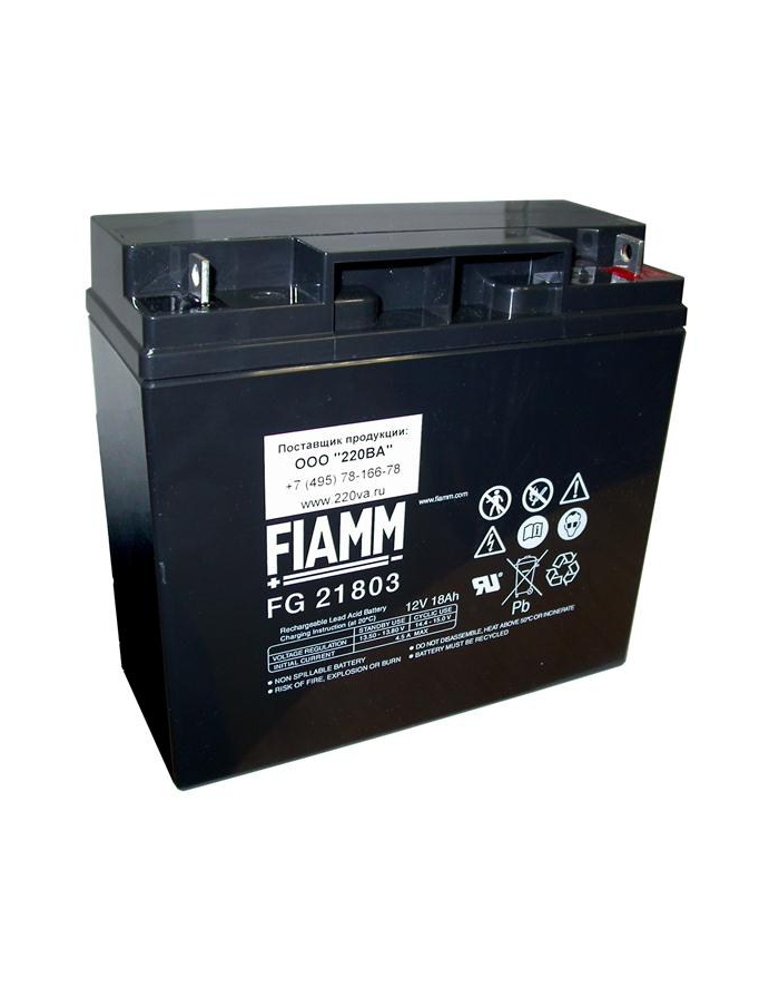 CYBER POWER Baterie - Fiamm FG21803 (12V/18,0Ah - M5) główny