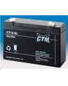 CYBER POWER Baterie - CTM CT 6-12L  (6V/12Ah - Faston 250) - nr 1