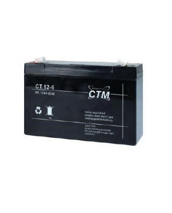 CYBER POWER Baterie - CTM CT 6-12  (6V/12Ah - Faston 187)