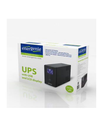 UPS ENERGENIE L-INT 1500VA 3XIEC 2XSCHUKO USB RJ11 LCD