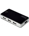 Hub USB 2.0 7-portowy, aktywny, czarny, DIGITUS - nr 27