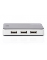 Hub USB 2.0 7-portowy, aktywny, czarny, DIGITUS - nr 58