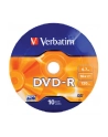Dysk DVD-R VERBATIM 4,7 GB 16x AZO 10 szt - nr 19