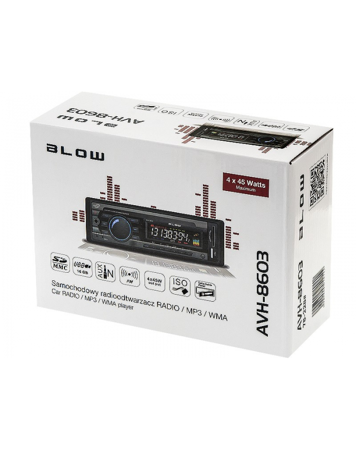 RADIO AVH-8603 MP3/ USB/SD/MMC główny