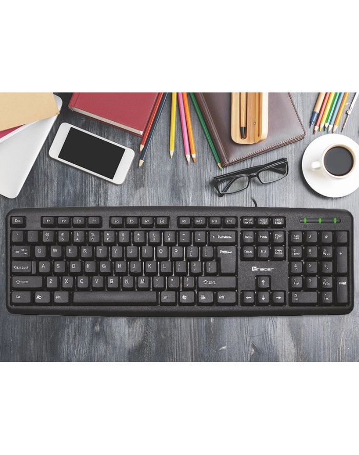 Klawiatura  TRACER Maverick Black  USB główny
