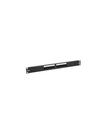 Solarix Panel krosowy 12 x RJ45 5e UTP 150 MHz 1U, Czarny nr 2