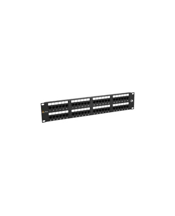 Solarix Panel krosowy 48 x RJ45 5e UTP 150 MHz czarny 2U nr 2