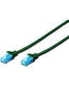 Patch cord U/UTP kat.5e PVC 3m zielony - nr 9