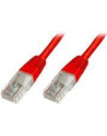 Patch cord U/UTP kat.5e PVC 5m czerwony - nr 11