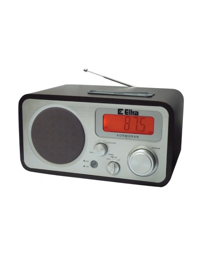 Eltra Radio KORMORAN USB Srebrny główny