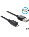 Delock Kabel USB Micro AM-MBM5P EASY-USB 3m - nr 35