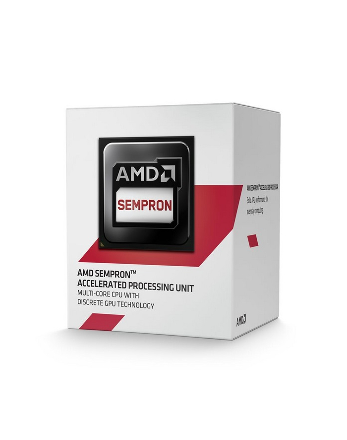 AMD Sempron 3850  AM1, 1.3 GHz, 2MB cache L2, 25W, BOX główny