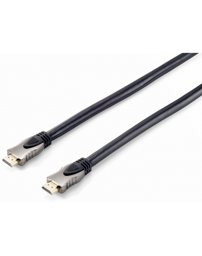 Equip kabel monitorowy HDMI-HDMI V1.4 GOLD High Speed Ethernet, 5m, czarny główny