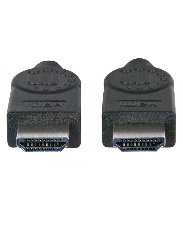 Manhattan Kabel monitorowy HDMI/HDMI 1.4 Ethernet 2m czarny niklowane złącza główny