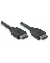 Manhattan Kabel monitorowy HDMI/HDMI 1.4 Ethernet 2m czarny niklowane złącza - nr 2