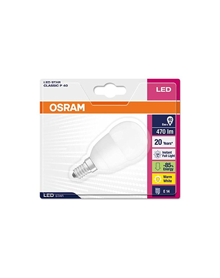 OSRAM LED Lamp STAR CLASSIC P 40 WW E14 główny
