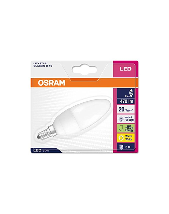 OSRAM LED Lamp STAR CLASSIC B 40 WW E14 główny