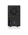 RaidSonic Icy Box Obudowa Na Dysk RAID 2x3,5'' SATA I/II/III, USB 3.0, eSATA, Czarna - nr 11
