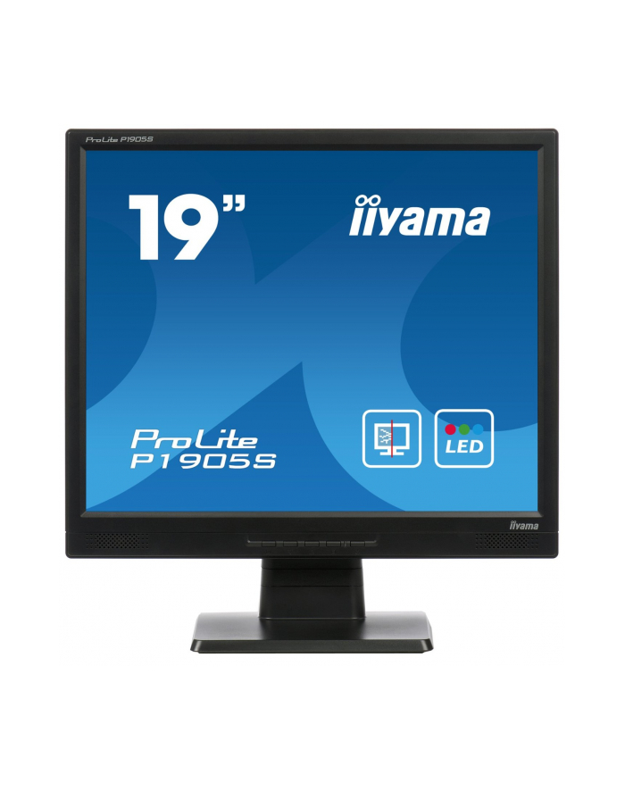 iiyama LCD LED 19'' Prolite P1905S-B2 , 5ms, DVI, głośniki, czarny główny
