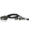 ATEN CS22D 2-Port USB DVI KVM Switch, Remote port selector, 0.9m cables - nr 7