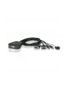 ATEN CS22D 2-Port USB DVI KVM Switch, Remote port selector, 0.9m cables - nr 18