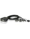 ATEN CS22D 2-Port USB DVI KVM Switch, Remote port selector, 0.9m cables - nr 24