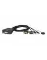 ATEN CS22D 2-Port USB DVI KVM Switch, Remote port selector, 0.9m cables - nr 29