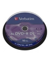DVD+R DL Verbatim [ cake box 10 | 8.5GB | 8x | matte silver ] - nr 25