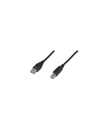Kabel USB2,0  A m / B m  dł.1,8m czarny