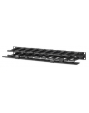 APC Horizontal Cable Manager, 1U x 4'' Deep, Single-Sided with Cover - nr 6