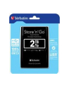 Dysk Verbatim Store 'n' Go USB 3.0 Portable 2,5'' 2 TB, Zewnętrzny czarny - nr 80