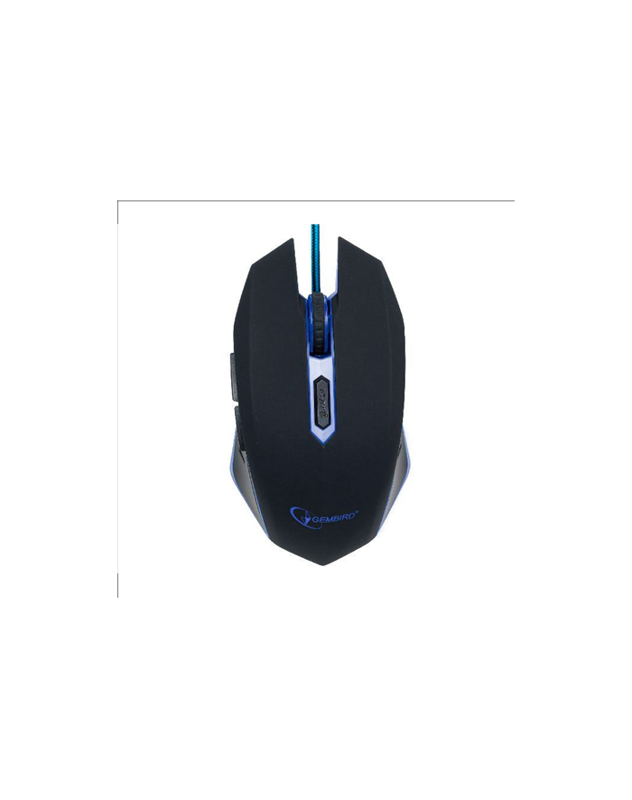 Gembird gamingowa mysz optyczna USB, 2400 DPI,  niebieska główny