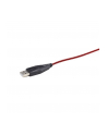 Gembird gamingowa mysz optyczna USB, 2400 DPI, czerwona - nr 14